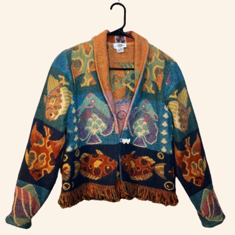Vintage Sandy Starkman Fish Jacket (S)